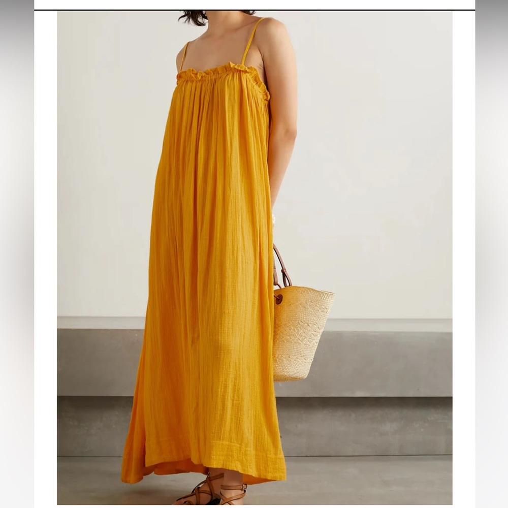 Apiece Apart Pina Spaghetti Maxi Dress Sz. Small